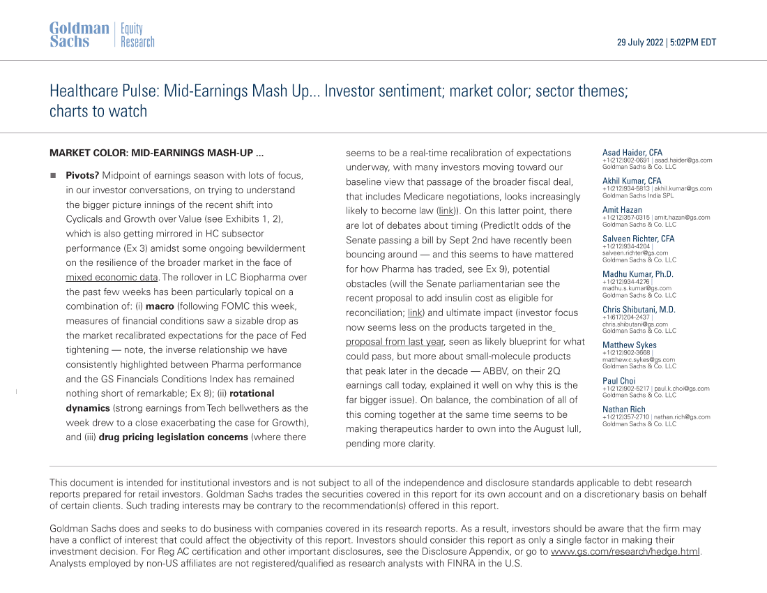 Healthcare Pulse_ Mid-Earnings Mash Up... Investor sentiment; market color; sector themes; charts to watch(1)Healthcare Pulse_ Mid-Earnings Mash Up... Investor sentiment; market color; sector themes; charts to watch(1)_1.png